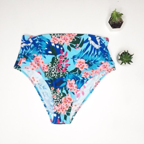 Cupshe Other - NWT Cupshe XXL Floral High Rise Bikini Bottom